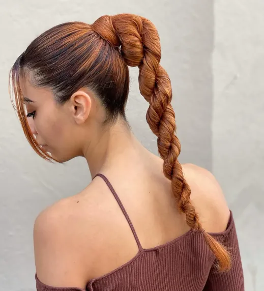 Rope Braid Ponytail